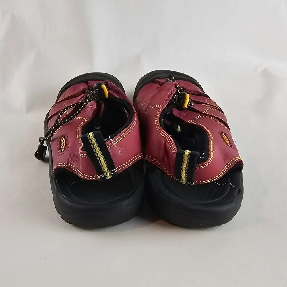 KEEN Newport H2 Womens Approx Sz 9 Red Waterproof Sport Hiking Sandals Outdoor - Picture 5 of 12